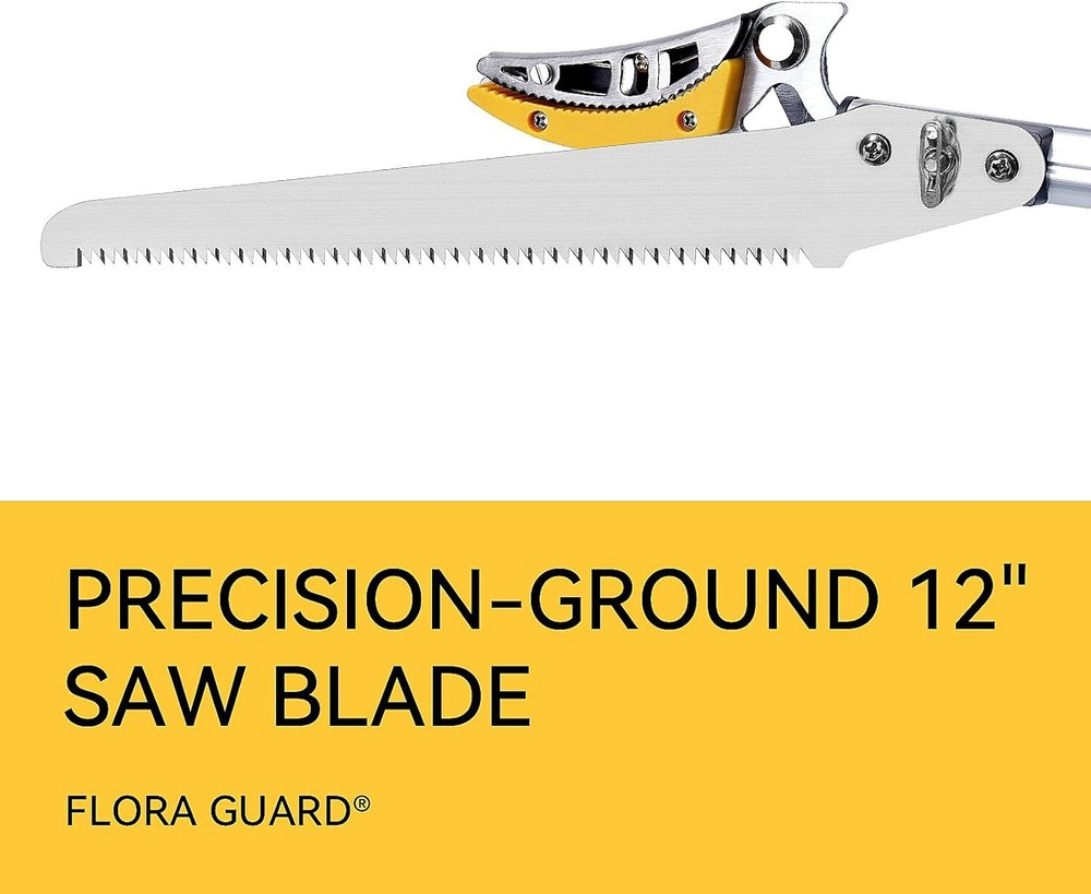 4.6-10ft Extendable Tree Pruner，Cut and Hold Pruning Trimmer