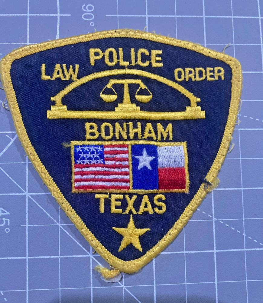 BONHAM Texas Police Patch