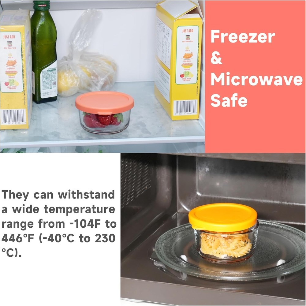 2 Cup Silicone Replacement Lids Storage Cover for 2 - 4 Pack, colorful