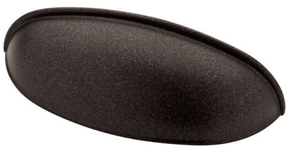 2-1/2" or 3" Dual Mount Cup Pull Cocoa Bronze