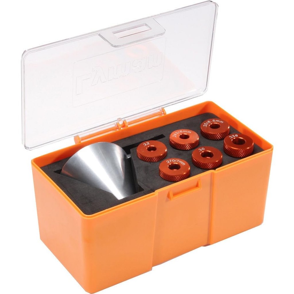 Lyman Brass Smith Pro Powder Funnel System 5 Caliber Specific Inserts