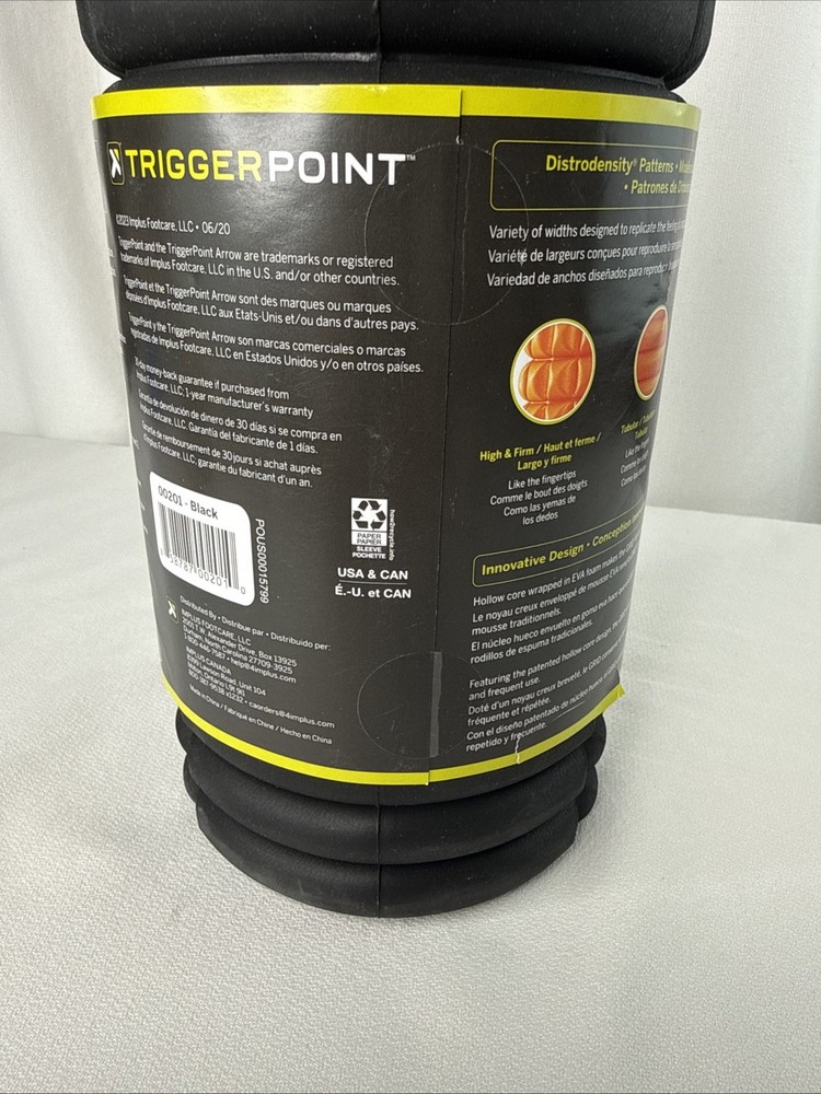 Trigger Point Performance TPT-GRDBW The Grid Black Foam Roller - Black