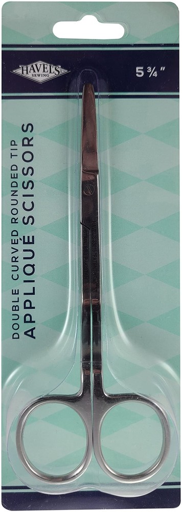 Double-Curved Applique scissors Silver