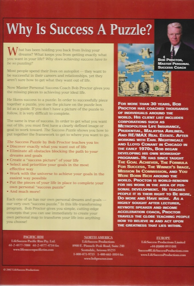 Bob Proctor – The Success Puzzle – Complete 6‑CD Program + Workbook
