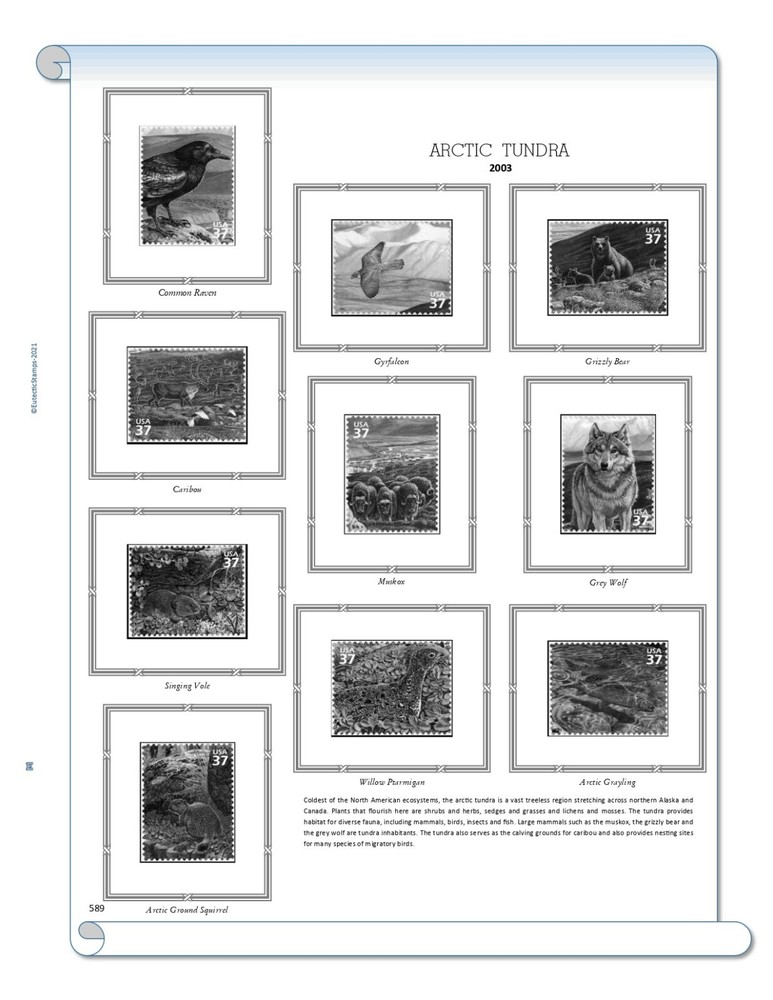 2003 U.S. Commemorative Singles COMPLETE Supplement (White Ace Alternative)