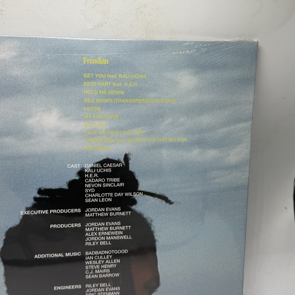 Daniel Caesar Freudian Limited Edition Translucent Blue Colored Vinyl LP Sealed