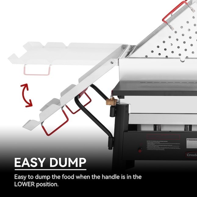 Creole Feast 70 Qt Crawfish Seafood Boiler Propane Pot