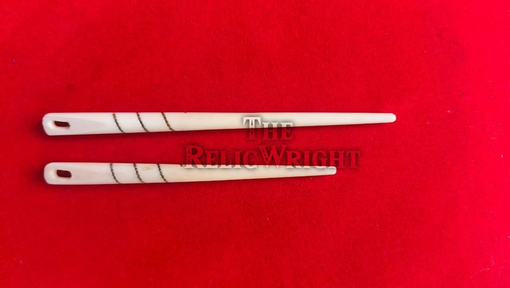 Handcrafted Round Bone Nalbinding Needle | Viking Nålbinding Tool | Medieval Cra