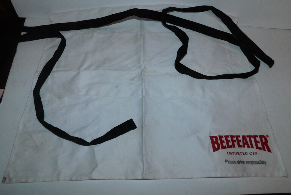 NICE BEEFEATER IMPORTED GIN APRON - NEAT BARWARE ITEM