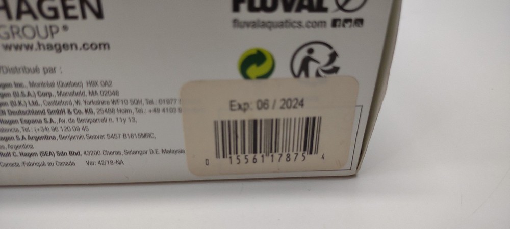 Fluval Aquarium Test Kit Calcium Expired