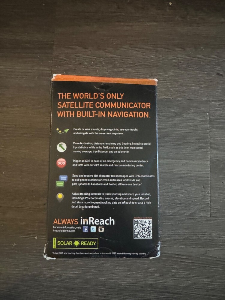 Garmin/Delorme Inreach explorer