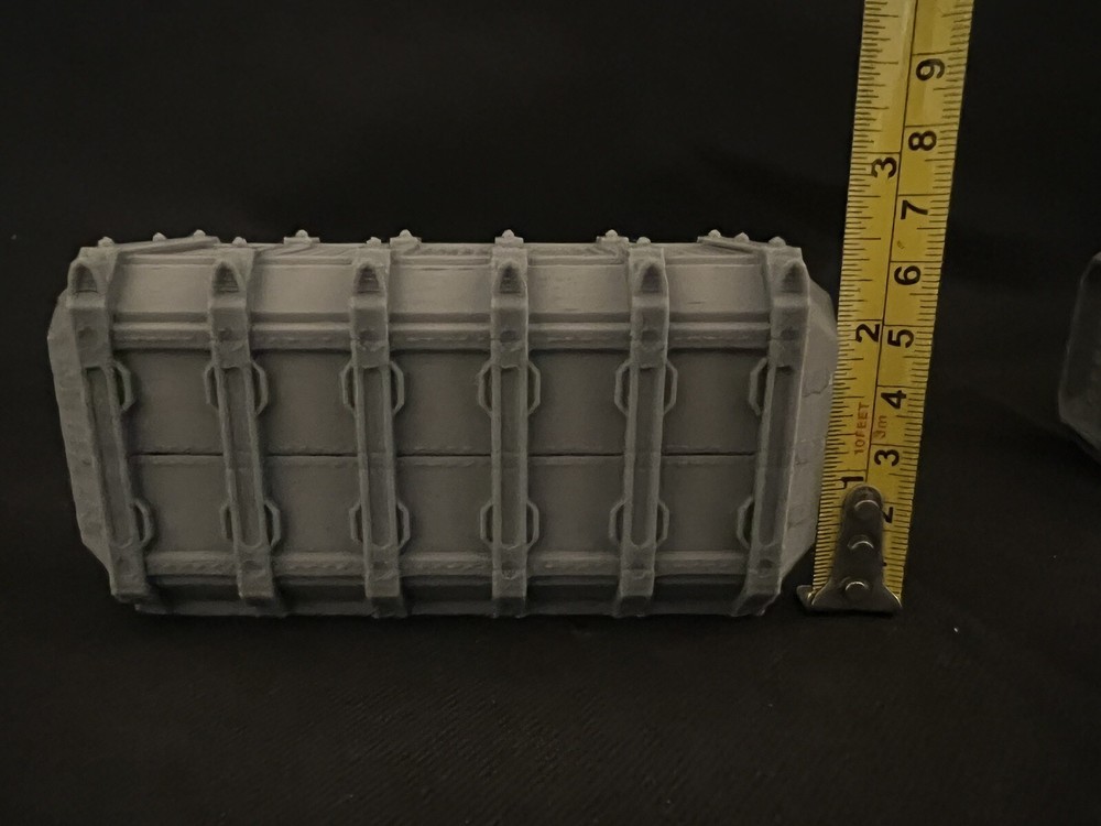 WARGAME CONTAINERS X 12, Tabletop Terrain Gothic Sci-Fi Warhammer