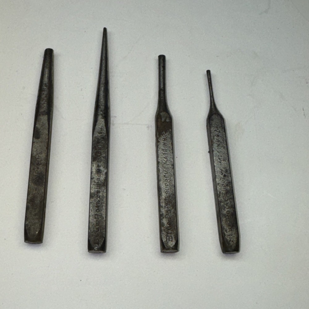 Vintage Blue Point 7 piece Punch & Chisel Set