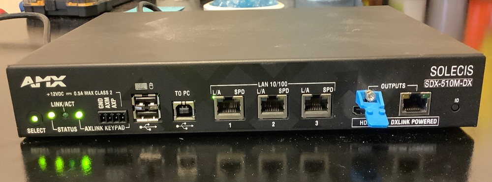 AMX SDX-510M-DX Solecis 5x1 Multi-Format Digital Switcher