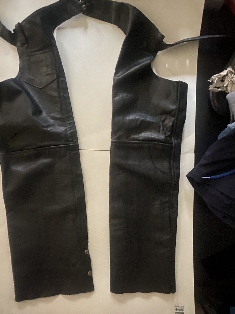 men’s medium leather chaps