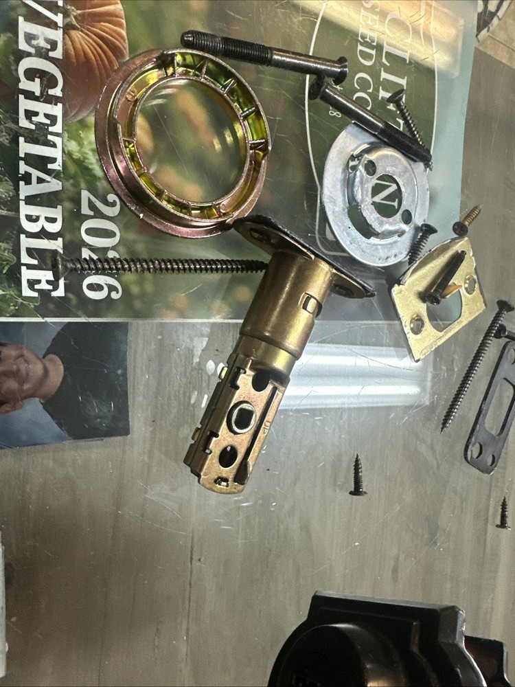 Baldwin Entry Lockset Handle Keyed Deadbolt Oil Rubbed Bronze