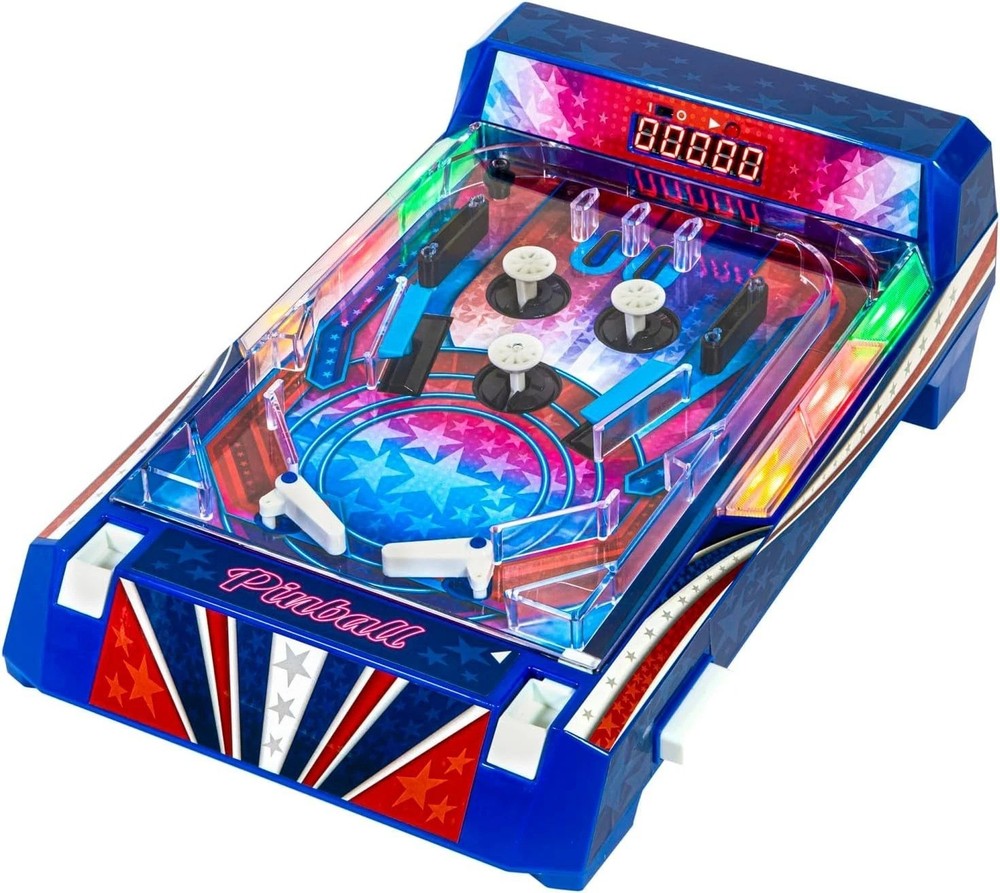 Retro Arcade Pinball with Electronic Score Counter