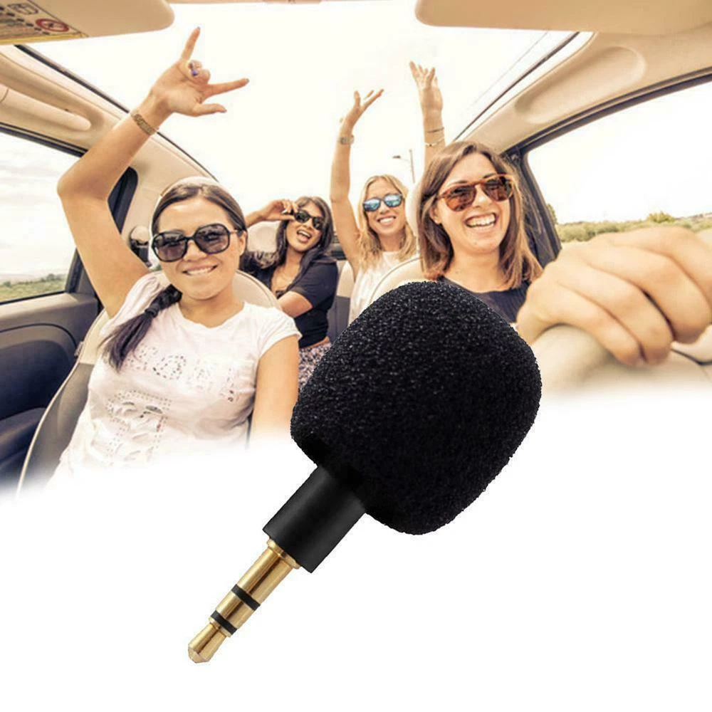 4Pc Mini 3.5mm Jack Stereo Voice Mic Microphone For Recorder Three-pole Plug NEW