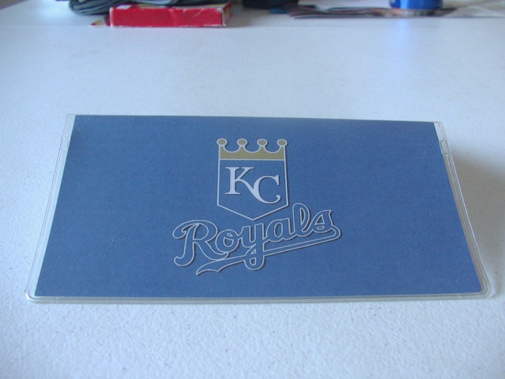 KC Royals Vinyl checkbook cover