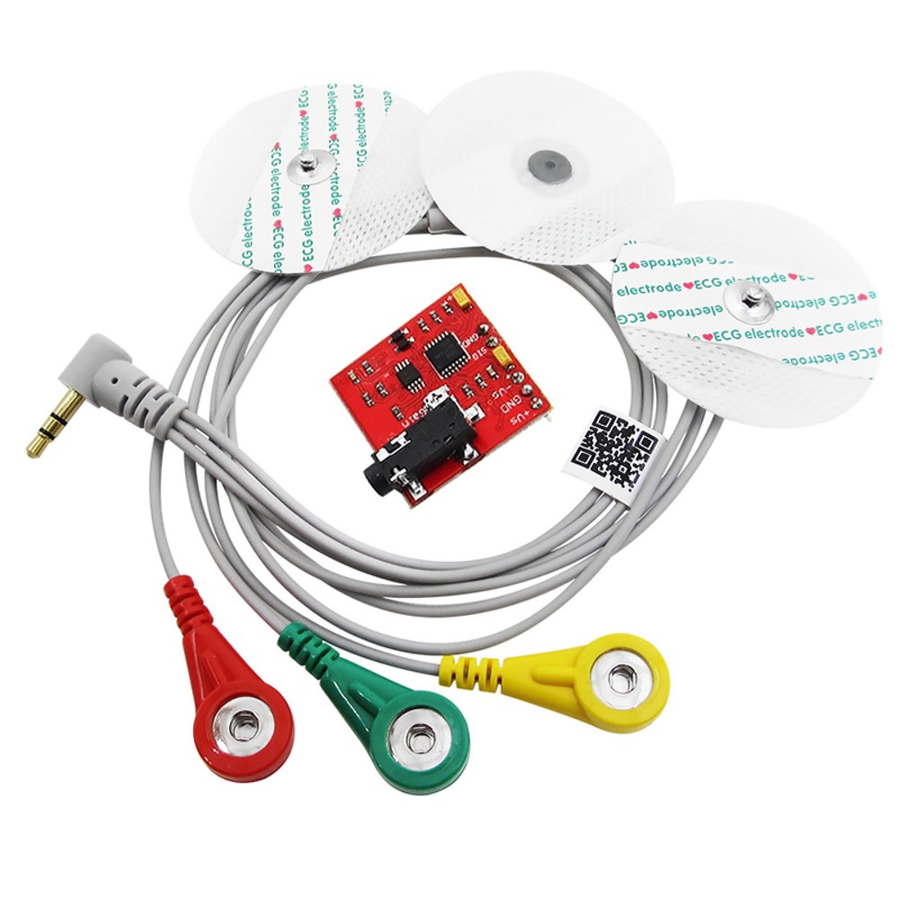 Electromyogram EMG Muscle Sensor Board EMG Cable Disposable Surface Electrode