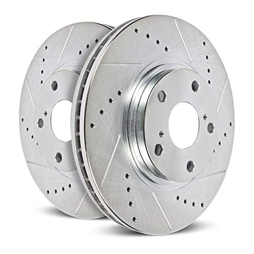 Power Stop JBR991XPR Front Evolution Drilled & Slotted Rotor Pair
