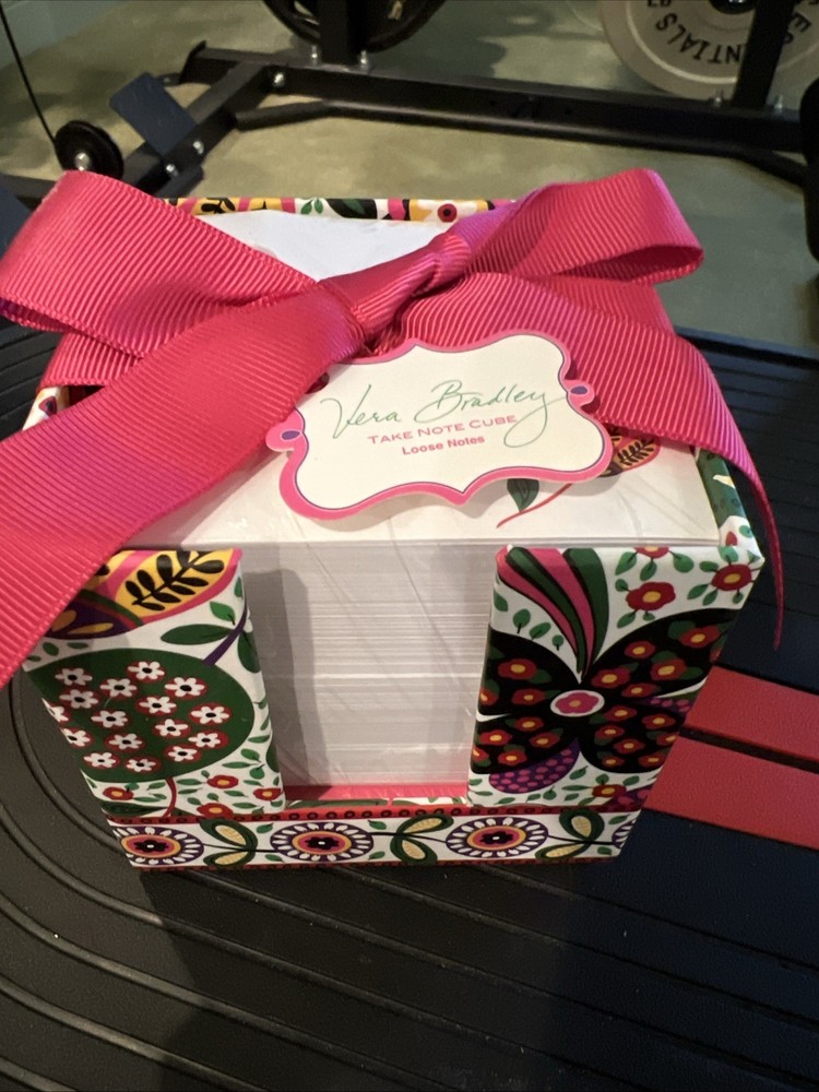 NWT Vera Bradley Take Note Cube~Viva La Vera