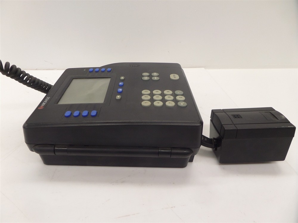 Kronos 4500 Digital Time Clock System 8602004-003 w/ Card Reader & Scanner