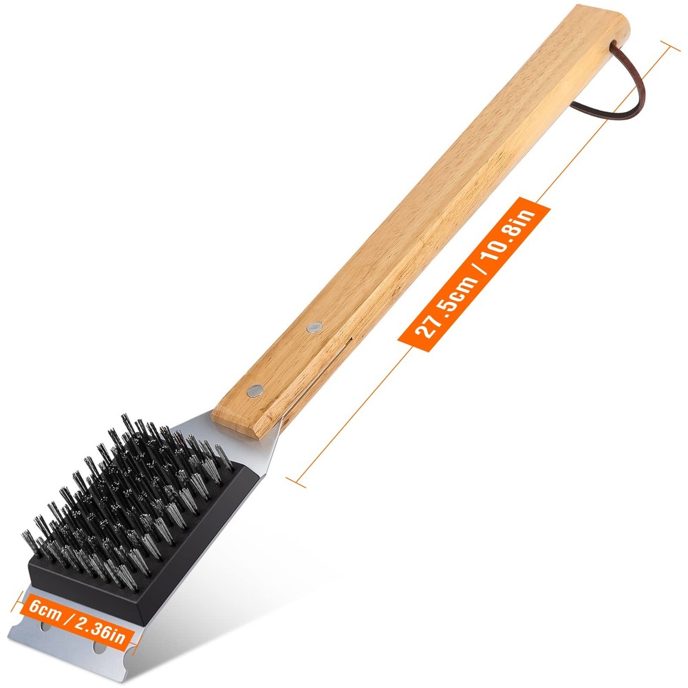 SIMPLETASTE Grill Brush and Scraper, Durable & Effective, Include Extra Stain...
