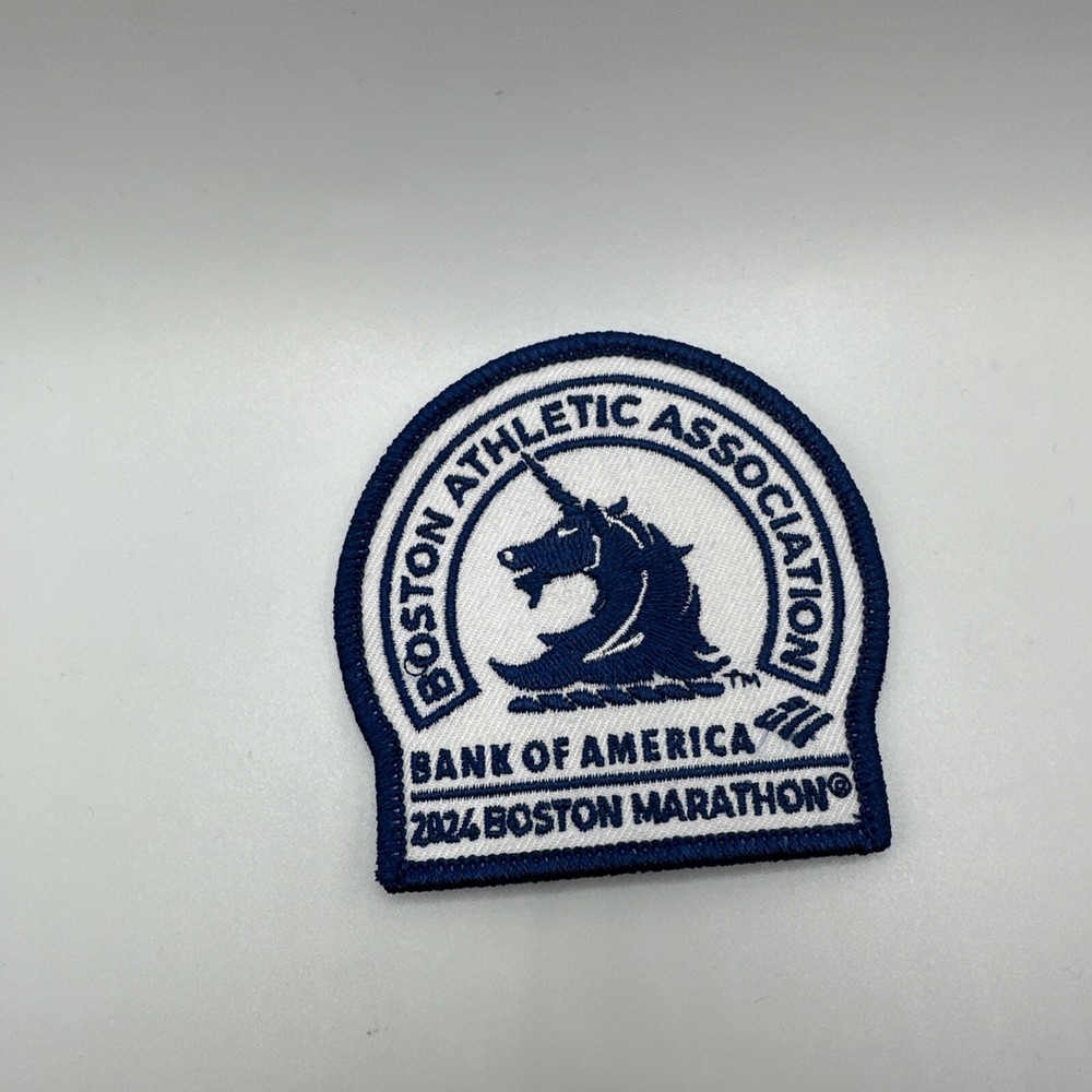 Boston Marathon patch 2024 running BAA unicorn