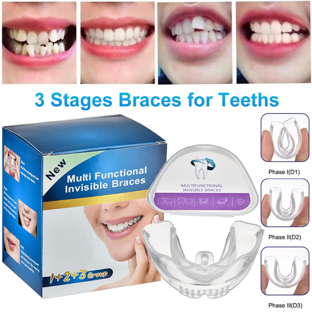 3-Stages Orthodontic Braces Dental Orthodontic Teeth Corrector Braces Retainer