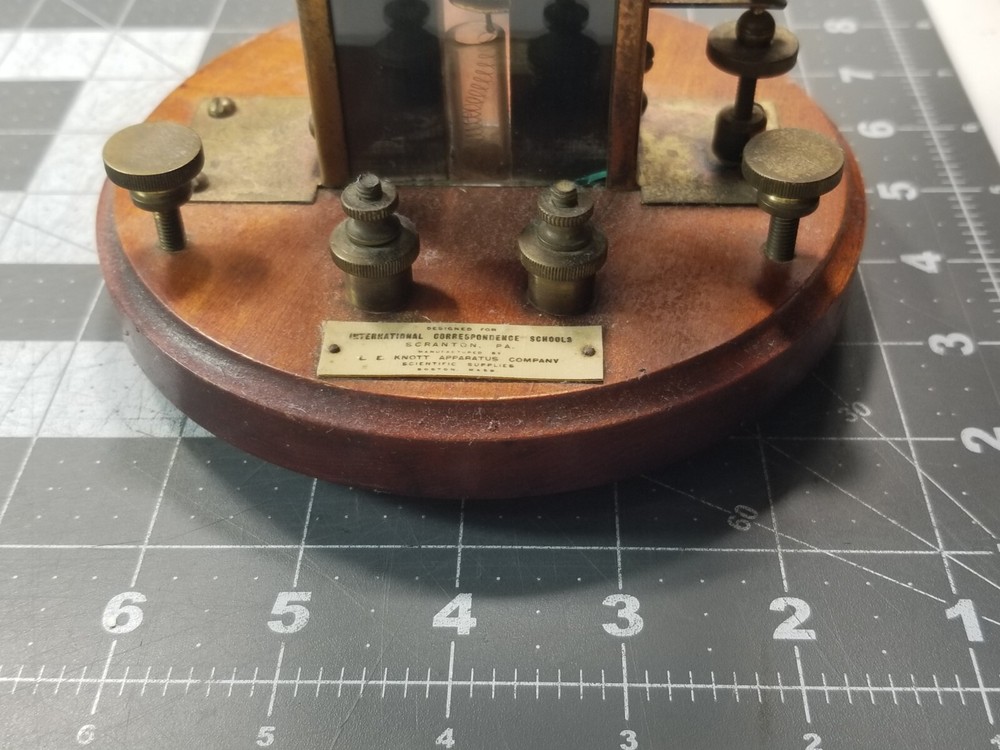 Antique Measuring Instrument L.E. Knott Apparatus Co. Galvanometer