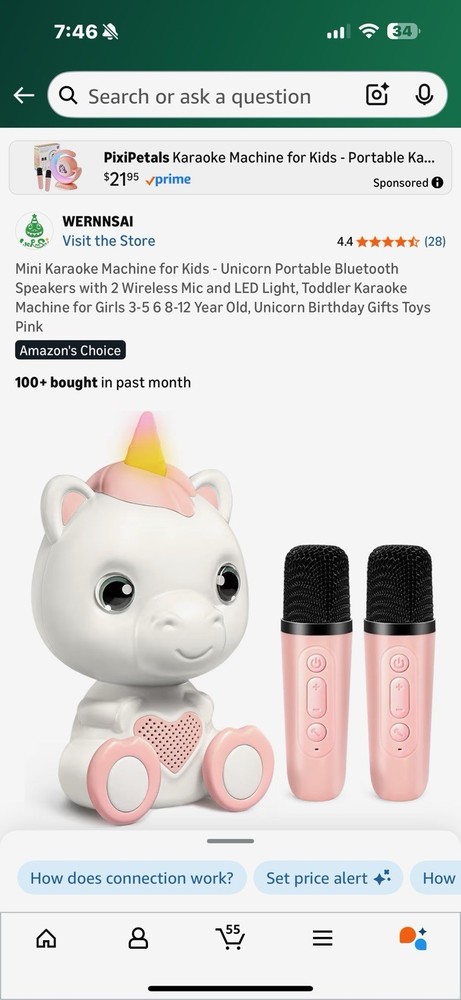 Wernnsaai Wireless Karaoke Microphone Kit