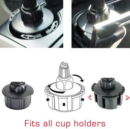Universal Expandable Height Adjustable Cup Holder Mount for Garmin DriveSmart