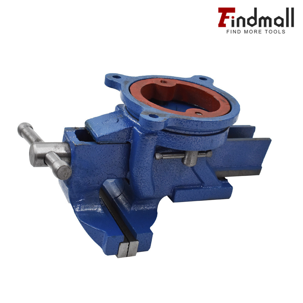 4" Bench Vise with Anvil Swivel Locking Base Table top Clamp Heavy Duty Vice