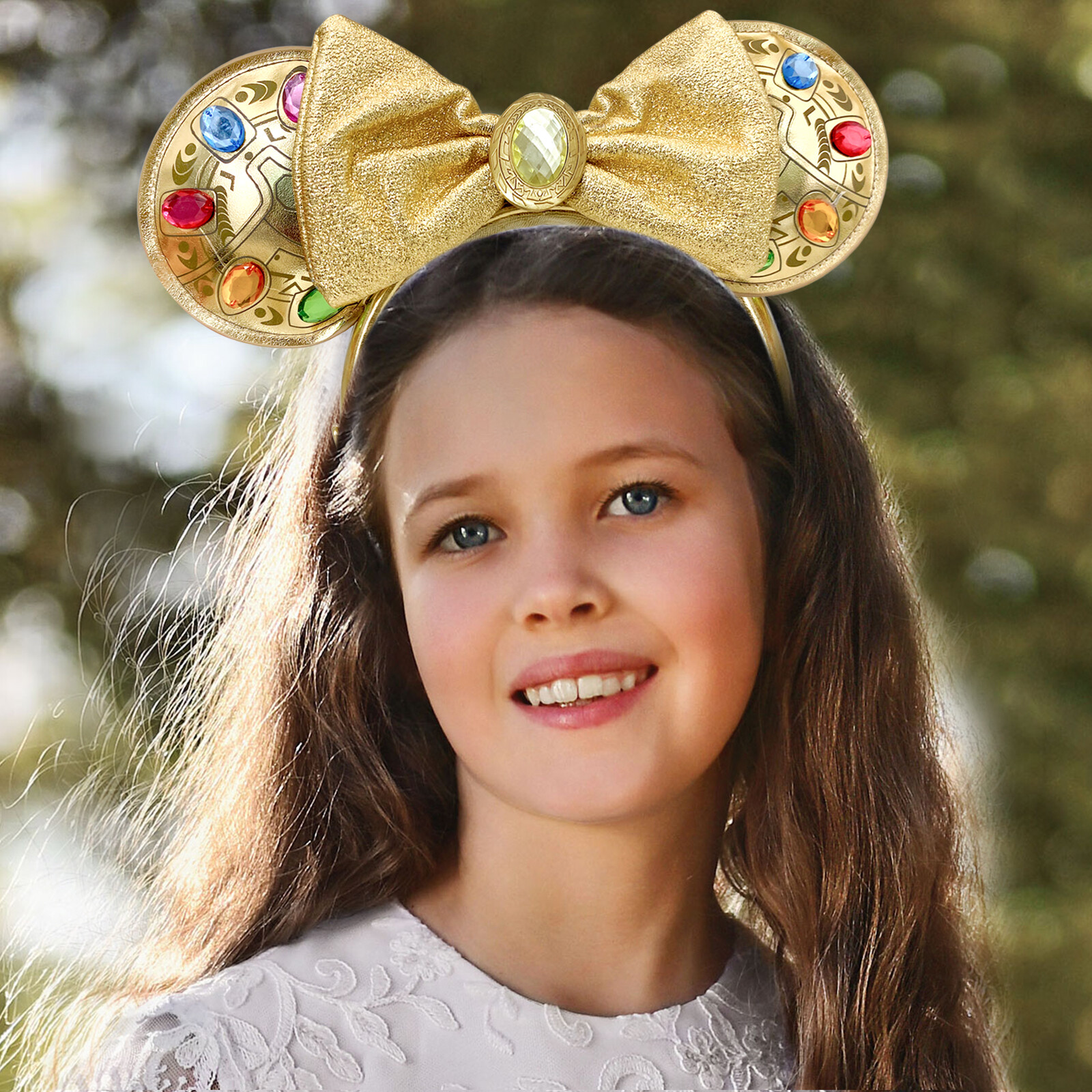 Disney-Parks Loungefly Mickey Mouse Marvel Infinity Stones Minnie Ears Headband