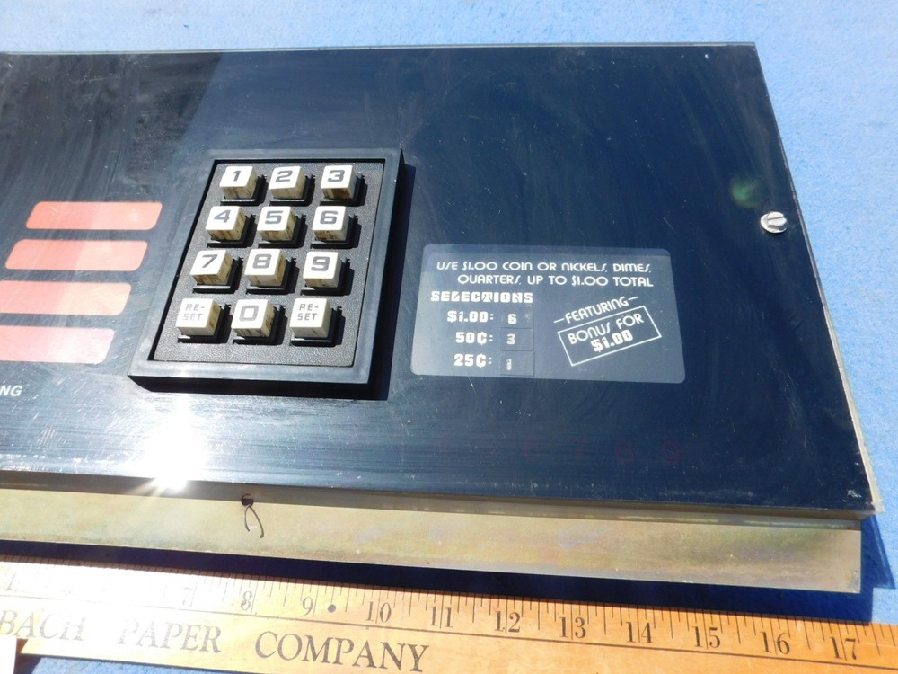 Seeburg STD3 Sunstar Cabinet Control Panel Assembly # 10-458731