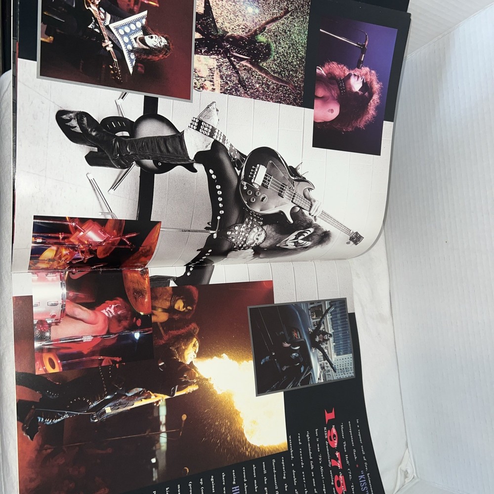 KISS -Alive/Worldwide 1996-97 Black Concert Program Tour Booklet