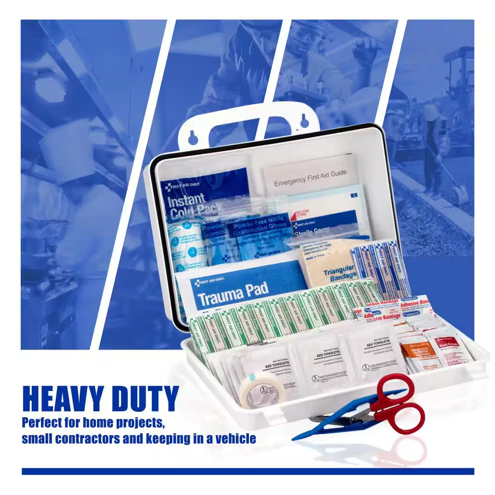 230-Piece Plastic OSHA First Aid Kit