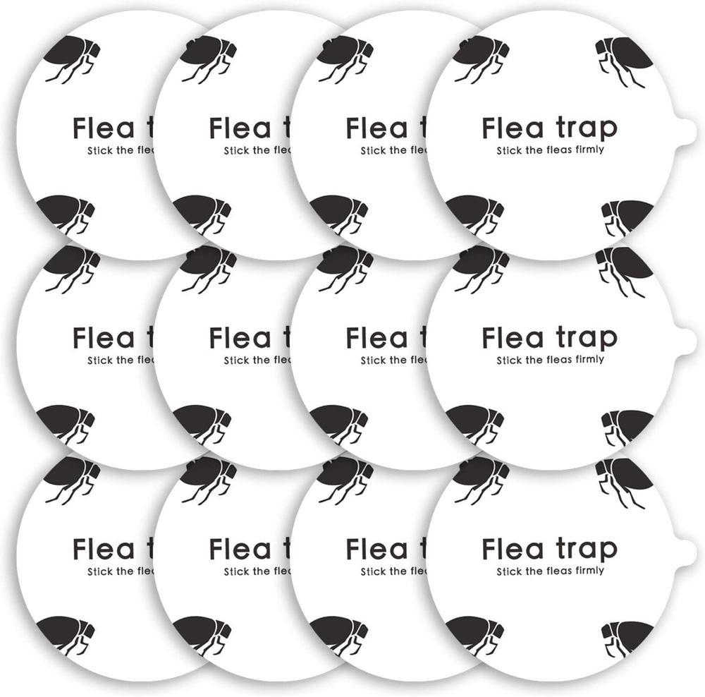 20 Pack Flea Trap Refill Discs | Sticky Traps Glue Board Refills | Non-Toxic | 7