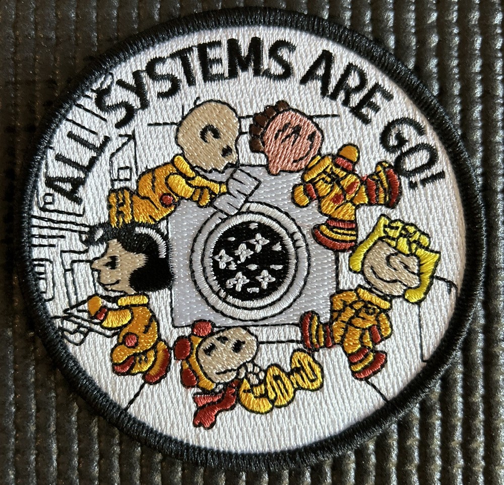 NASA ALL SYSTEMS ARE GO! ISS  2023 SPACE PATCH - ARTEMIS PROGRAM - 3.5”