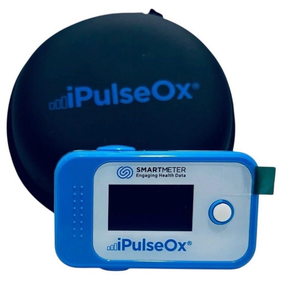 iPulseOx Finger Cellular Connected Check Pulse Oxygen Oximeter Smart Meter. NEW!