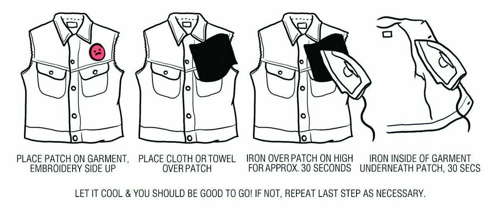 "IT" Pennywise, "We All Float Down Here" 7.5" tall Embroidered Patch -new