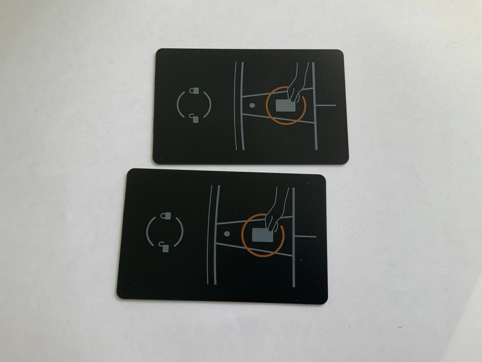 SET OF 2 Genuine OEM TESLA SMART KEY CARD Model 3 X Y Cyber Truck Original