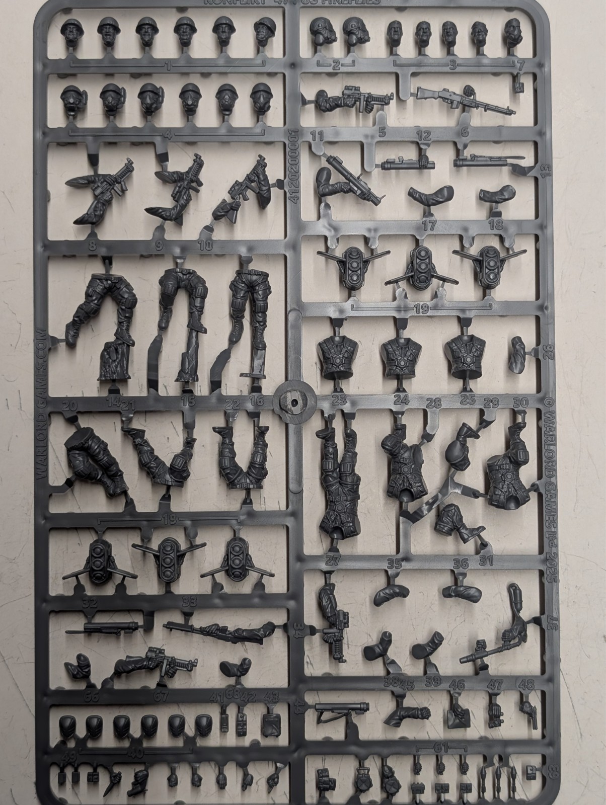 Firefly Airborne Infantry Sprue, Konflikt 47, Warlord Games