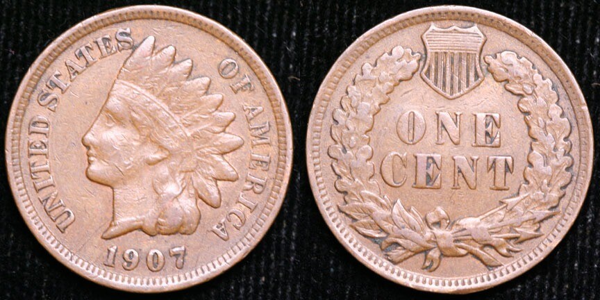 1907  Indian Cent