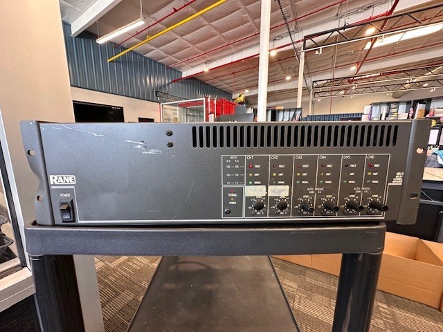 RANE MA 6S Bridgeable Pro Audiophile Multi-Channel Amplifier