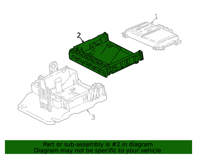 Genuine GM Active Safety Control Module Bracket 39108696