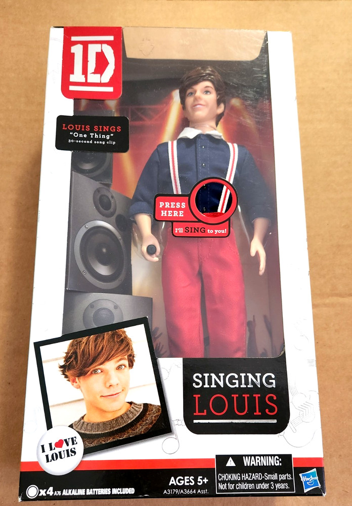 2012 Hasbro Singing LOUIS Doll 1D One Direction Sealed in Box