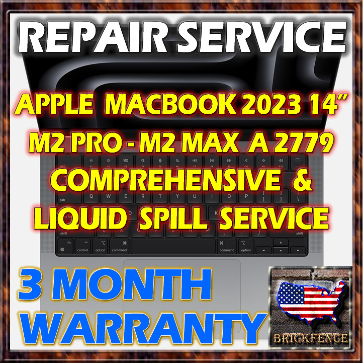 APPLE MACBOOK M2 PRO-MAX 2023 14" A2779 2021 LAPTOP 820-02841 LOGIC BOARD REPAIR