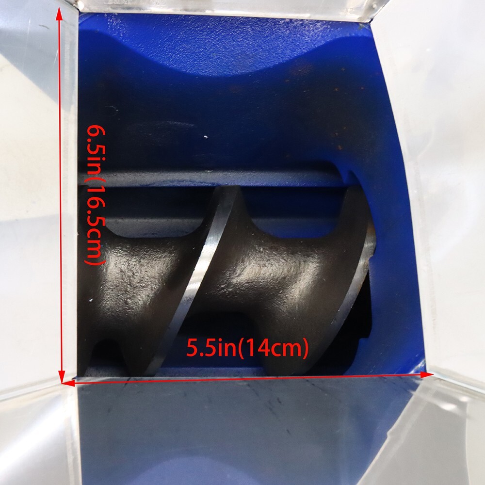 Commercial Electric Bone Crusher & Meat Grinder 220V Movable Feed Processer